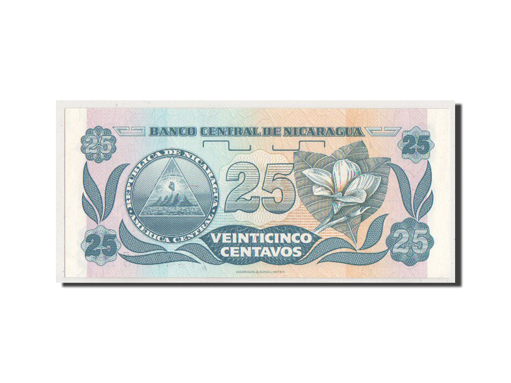 Banknote, Nicaragua, 25 Centavos, UNC(64)