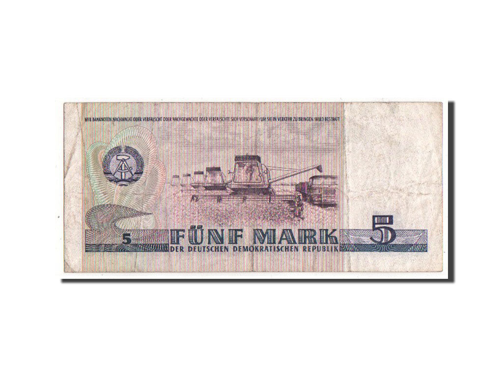 Germany - Democratic Republic, 5 Mark, 1975, KM #27a, EF(40-45), MI874383