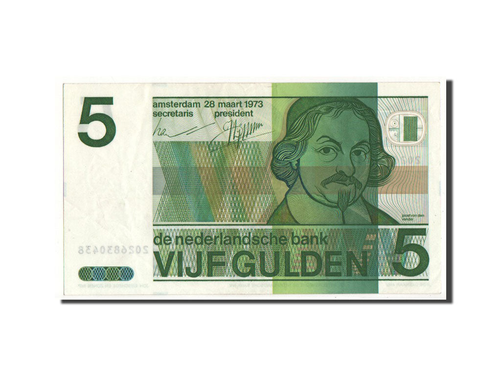 Billete, 5 Gulden, 1973, Países Bajos, EBC+