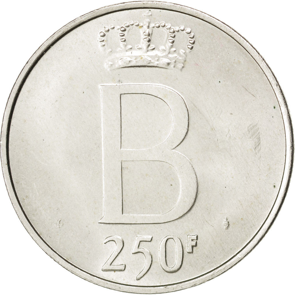 Coin, Belgium, 250 Francs, 250 Frank, 1976, AU(55-58), Silver, KM:157.1