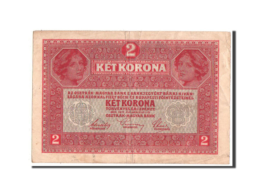 Banknote, Austria, 2 Kronen, 1917, EF(40-45)