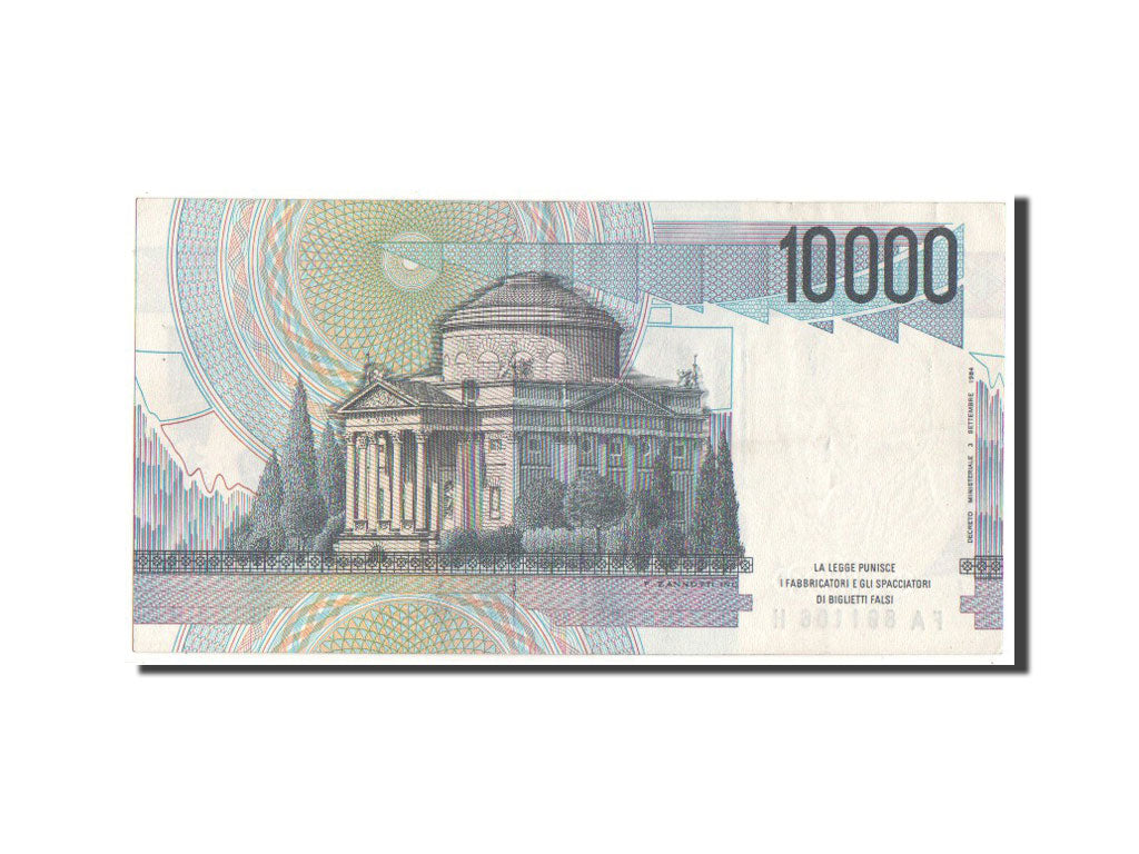 Banknote, Italy, 10,000 Lire, 1984, EF(40-45)