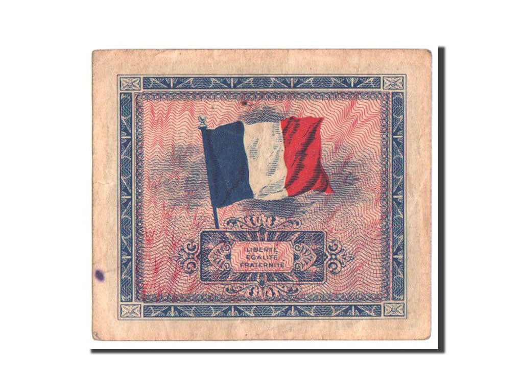 France, 10 Francs, 1944 Flag/France, 1944, KM #116a, 1944-06-01, EF(40-45),...