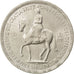 GREAT BRITAIN, Crown, 1953, KM #894, AU(55-58), Copper-Nickel, 38.61, 28.18
