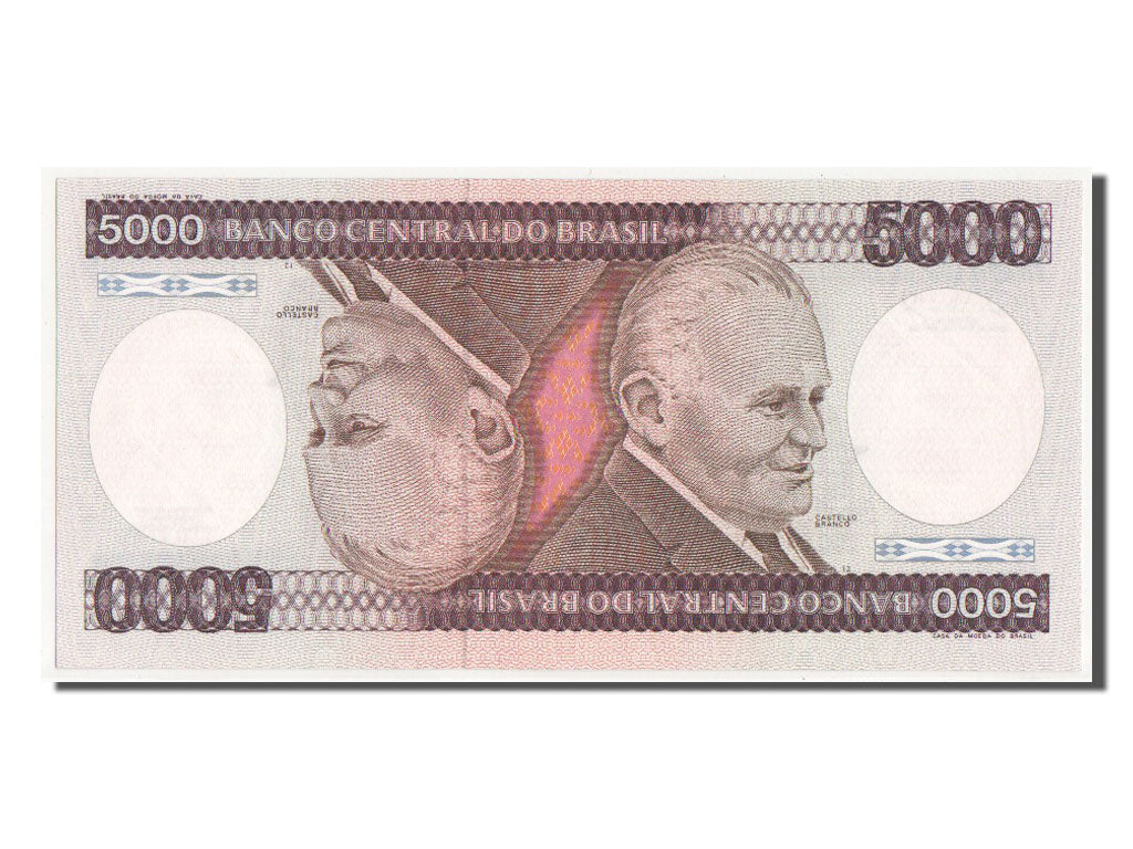 Billete, 5000 Cruzeiros, Brasil, SC
