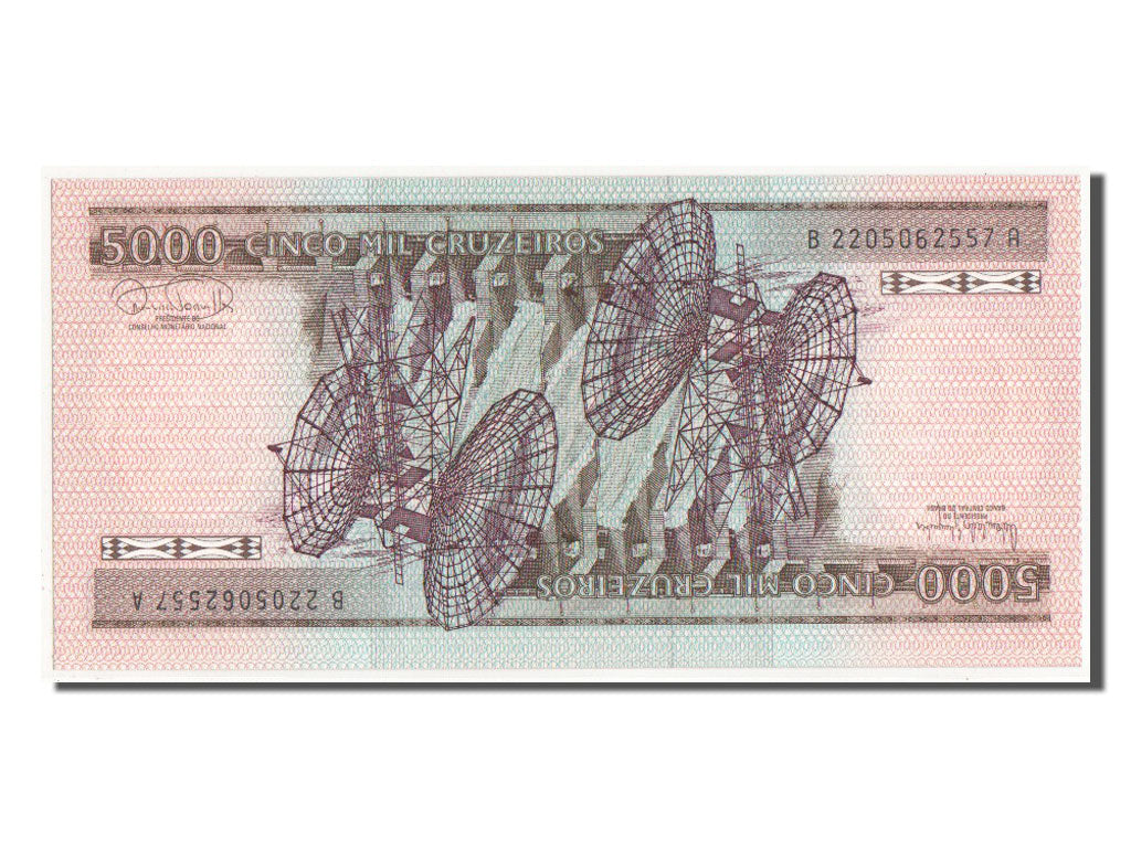 Billete, 5000 Cruzeiros, Brasil, SC