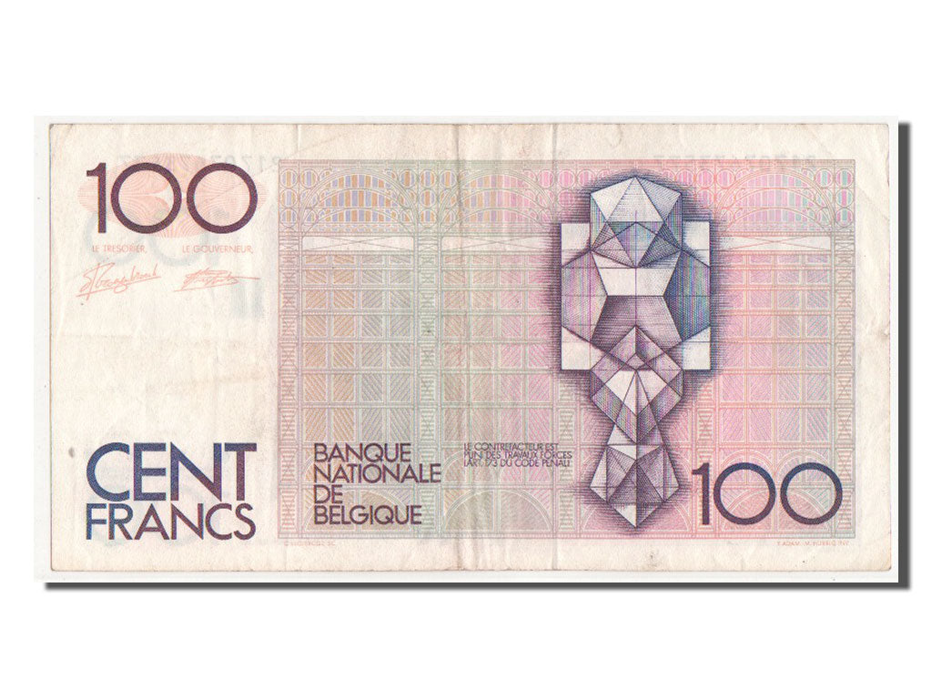 Biljet, België, 100 Francs, TTB