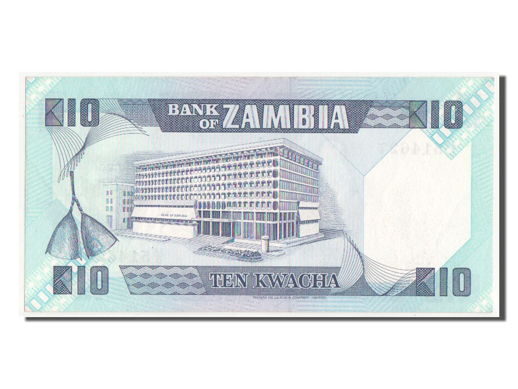 Billete, 10 Kwacha, Zambia, SC
