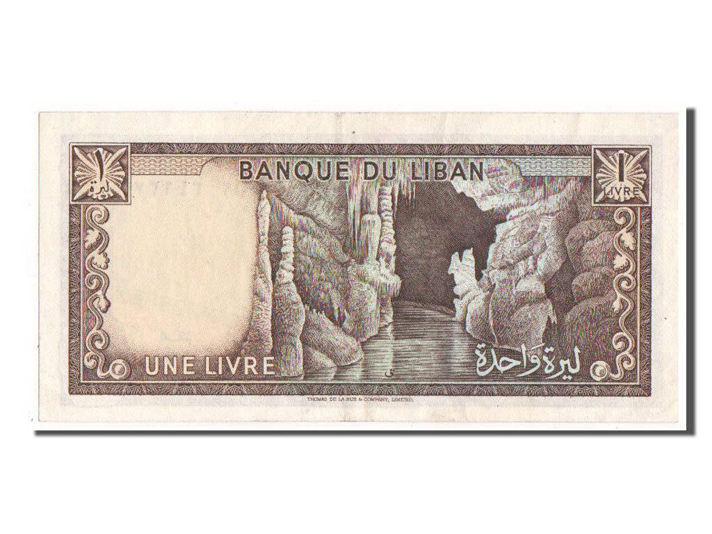 Lebanon, 1 Livre, KM #61c, AU(55-58)
