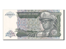 Banknote, Zaire, 100,000 Zaïres, 1992, UNC(64)