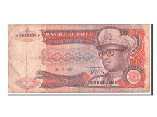Zaïre, 10,000 Zaïres, 1989, KM #38a, VF(20-25), H9828330D