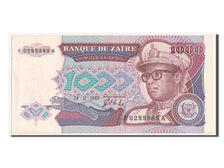 Biljet, Zaïre, 1000 Zaïres, 1989, SPL