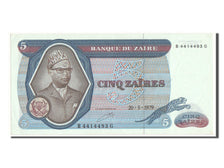 Banconote, Zaire, 5 Zaïres, 1979, SPL+