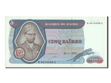 Banknote, Zaire, 5 Zaïres, 1979, UNC(63)
