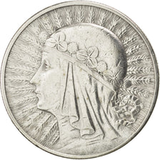 Pologne, 10 Zlotych, 1932, Londres, KM 22