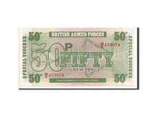 Biljet, Groot Bretagne, 50 New Pence, SPL+