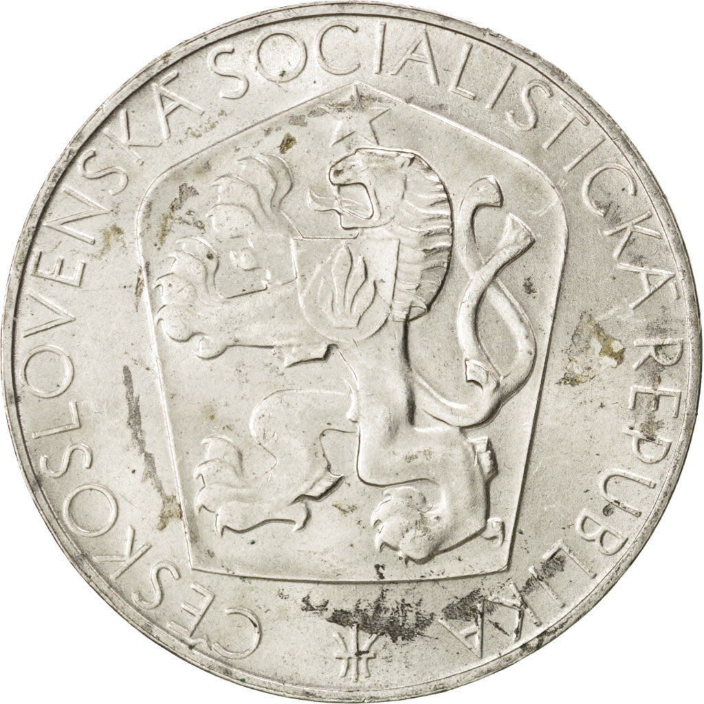 Moneta, Cecoslovacchia, 25 Korun, 1965, SPL-, Argento, KM:59
