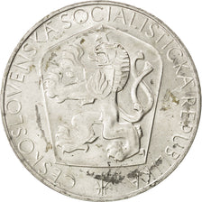 Moneda, Checoslovaquia, 25 Korun, 1965, EBC, Plata, KM:59