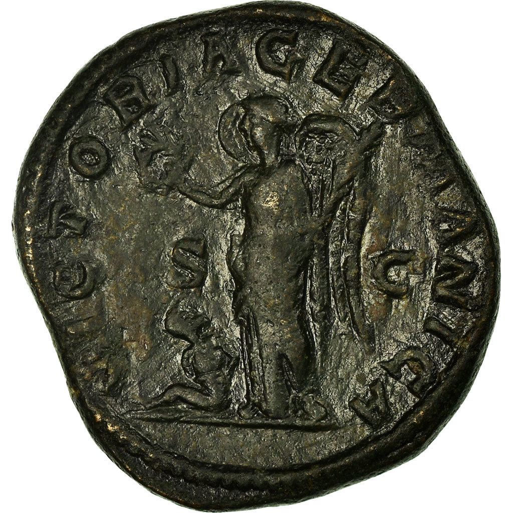Coin, Maximinus I Thrax, Sestertius, Roma, EF(40-45), Bronze, RIC:90