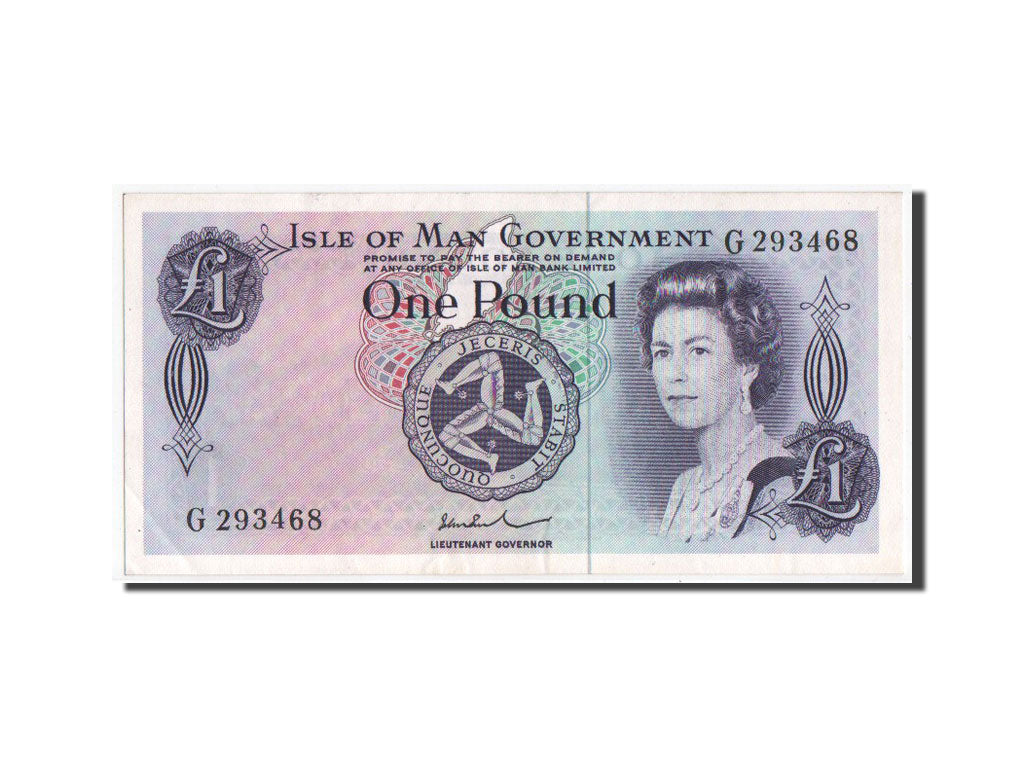 Biljet, Eiland Man, 1 Pound, SPL