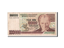 Turkey, 100,000 Lira, KM #206, VF(20-25), F66349709