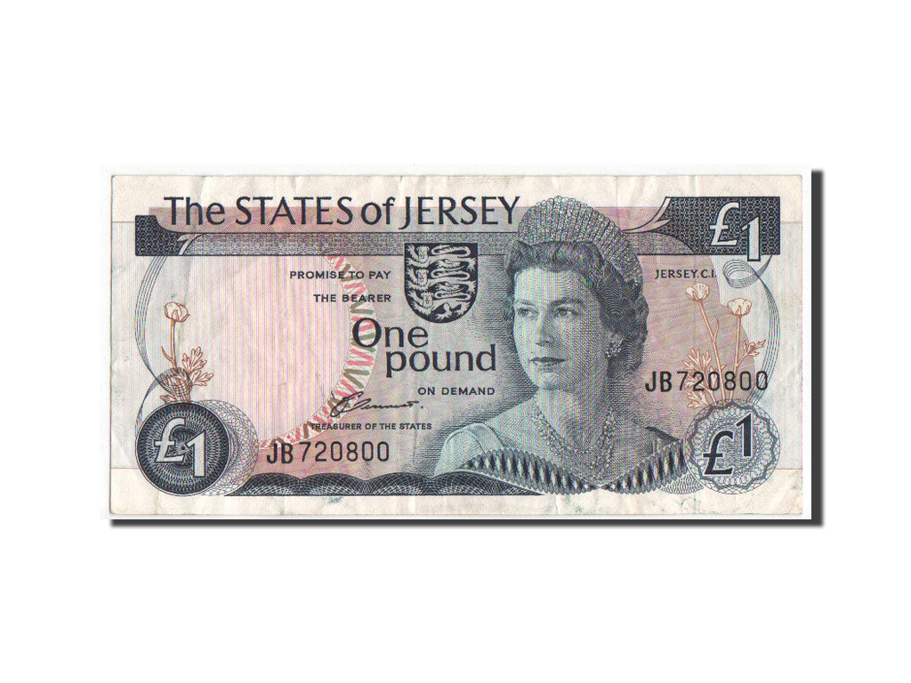 Biljet, Jersey, 1 Pound, TTB