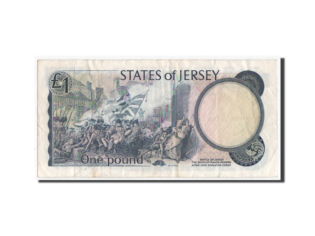 Biljet, Jersey, 1 Pound, TTB