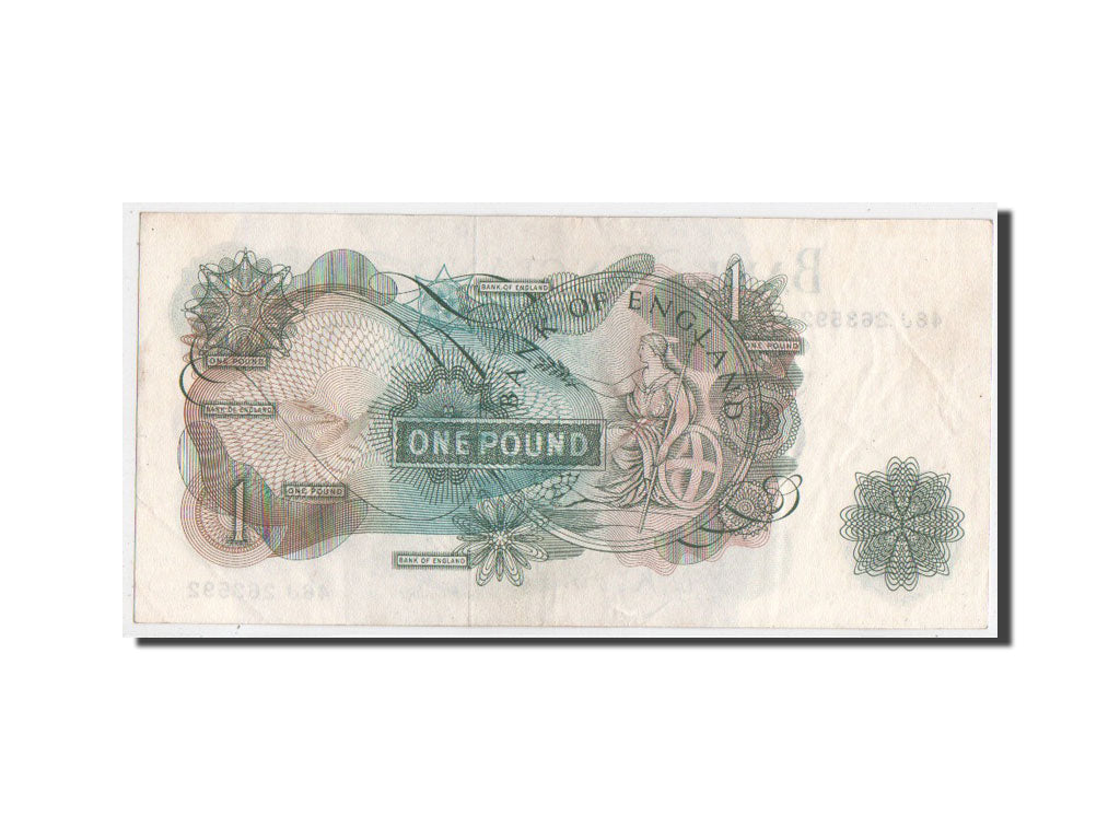 Biljet, Groot Bretagne, 1 Pound, TTB