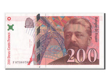 Banknote, France, 200 Francs, 200 F 1995-1999 ''Eiffel'', 1999, UNC(60-62)