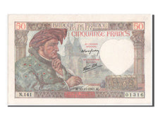 FRANCE, 50 Francs, 50 F 1940-1942 ''Jacques Coeur'', 1941, EF(40-45),...