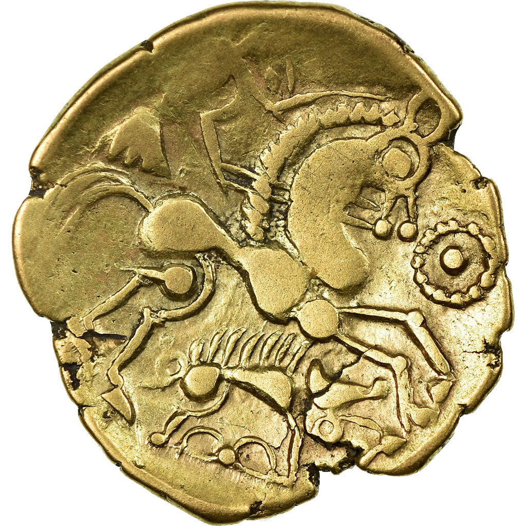 Moneta, Aulerci Eburovices, Hemistater, BB, Elettro, Delestrée:2401
