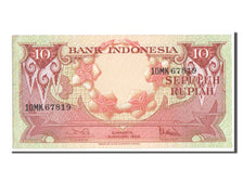 Banknote, Indonesia, 10 Rupiah, 1959, AU(55-58)