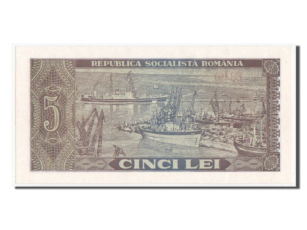 Romania, 5 Lei, 1966, KM #93a, UNC(64), B0169454929