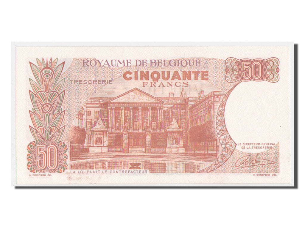 Banknote, Belgium, 50 Francs, 1966, UNC(63)
