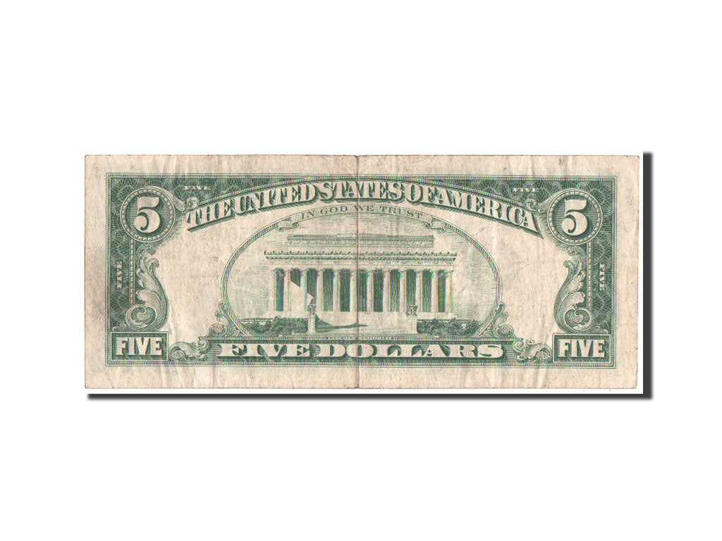 Etats-unis, 5 Dollars type 1974 series, Pick 456