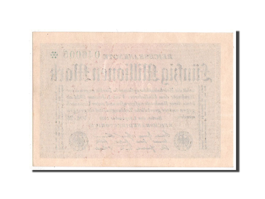 Banknote, Germany, 50 Millionen Mark, 1923, AU(55-58)