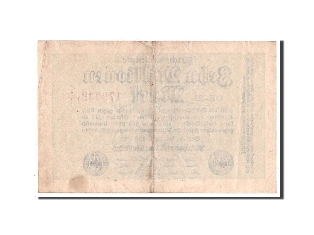 Banknote, Germany, 10 Millionen Mark, 1923, AU(55-58)
