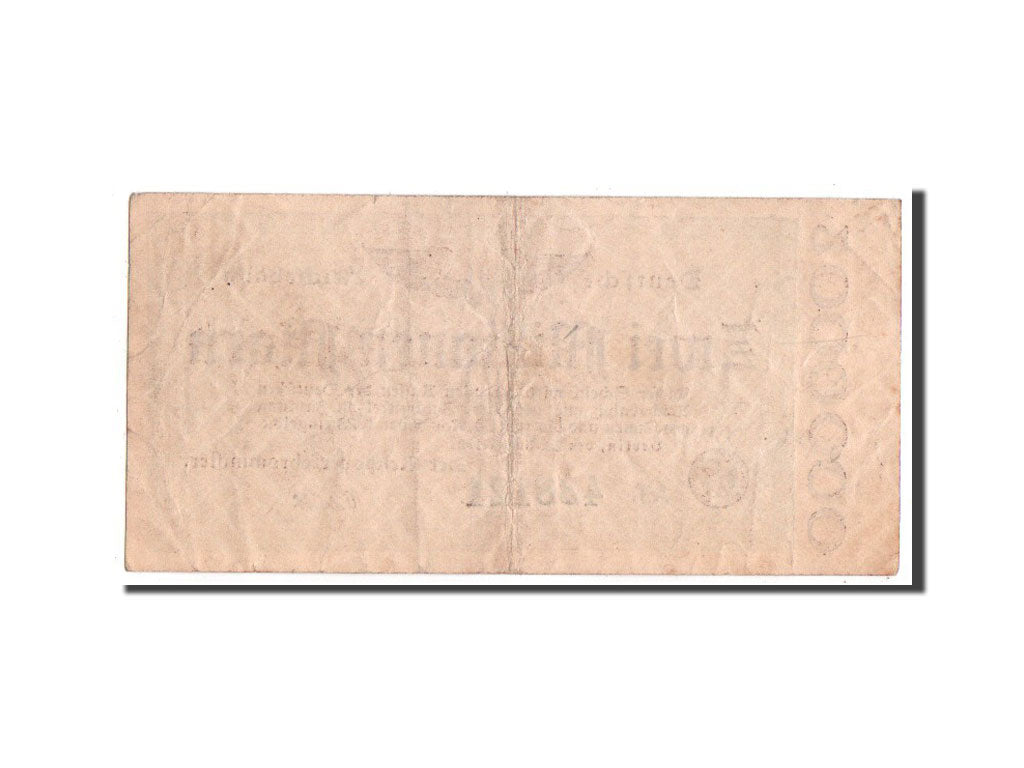 Germany, 2 Millionen Mark, 1923, KM #S1012a, EF(40-45), A37 438121