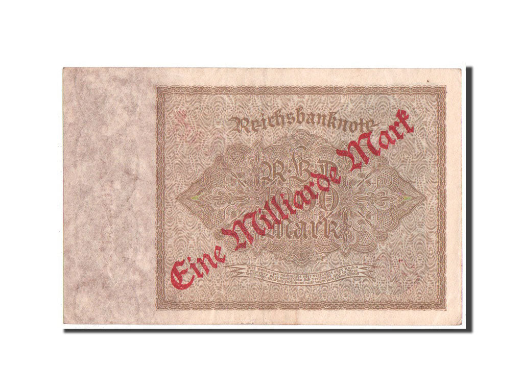 Banknote, Germany, 1 Milliarde Mark on 1000 Mark, 1922, AU(55-58)