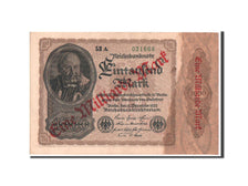 Banknote, Germany, 1 Milliarde Mark on 1000 Mark, 1922, AU(55-58)