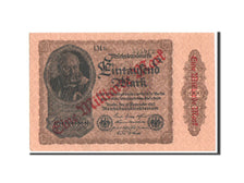 Banknote, Germany, 1 Milliarde Mark on 1000 Mark, 1922, AU(55-58)