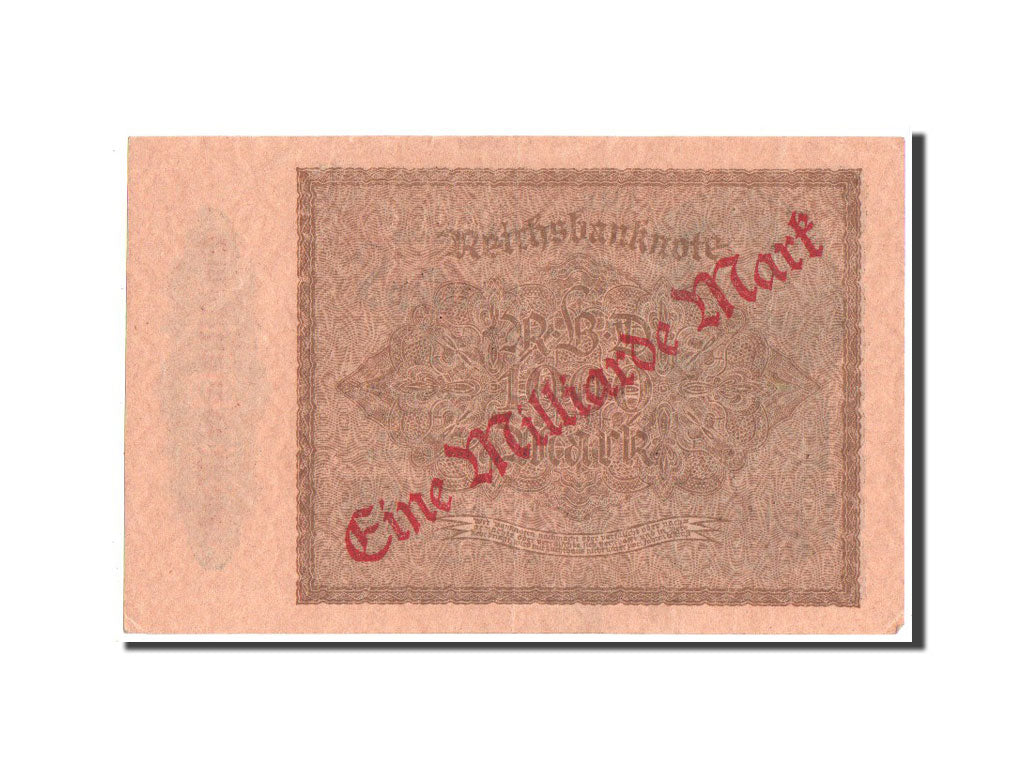 Banknote, Germany, 1 Milliarde Mark on 1000 Mark, 1922, AU(55-58)