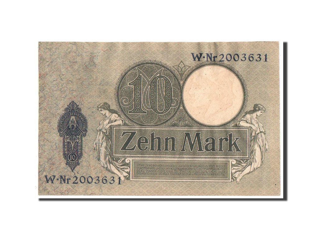 Germany, 10 Mark, 1906, KM #9b, AU(55-58), W.Nr2003631