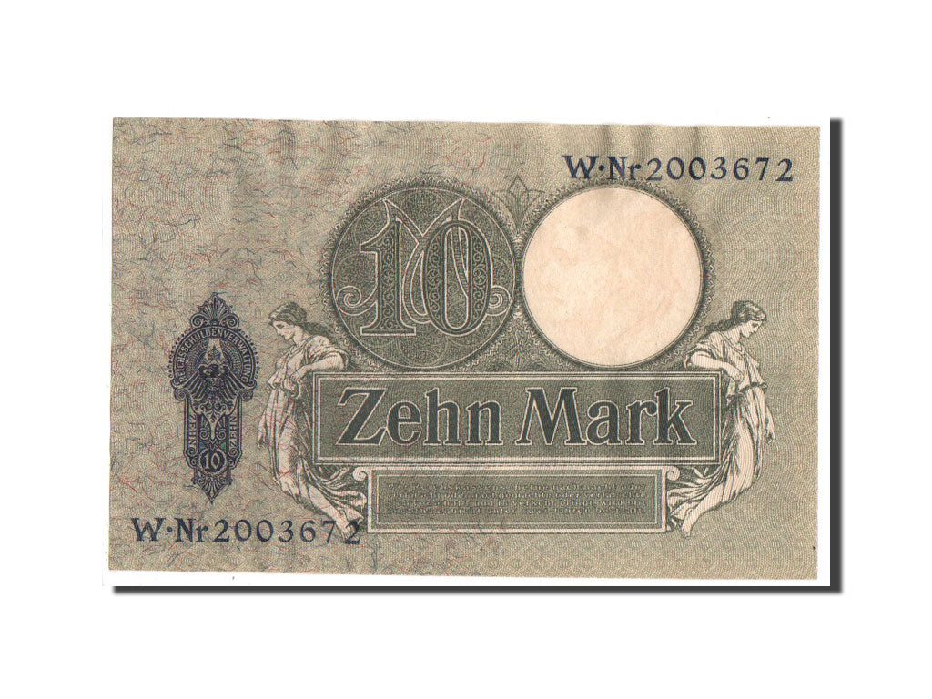 Billete, 10 Mark, 1906, Alemania, EBC