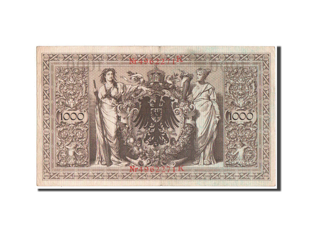 Banknote, Germany, 1000 Mark, 1910, AU(55-58)