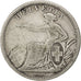 Suisse, Confédération helvétique, 1 Franc, 1860 B, Berne, KM 9a