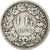 Coin, Switzerland, Franc, 1876, Bern, F(12-15), Silver, KM:24
