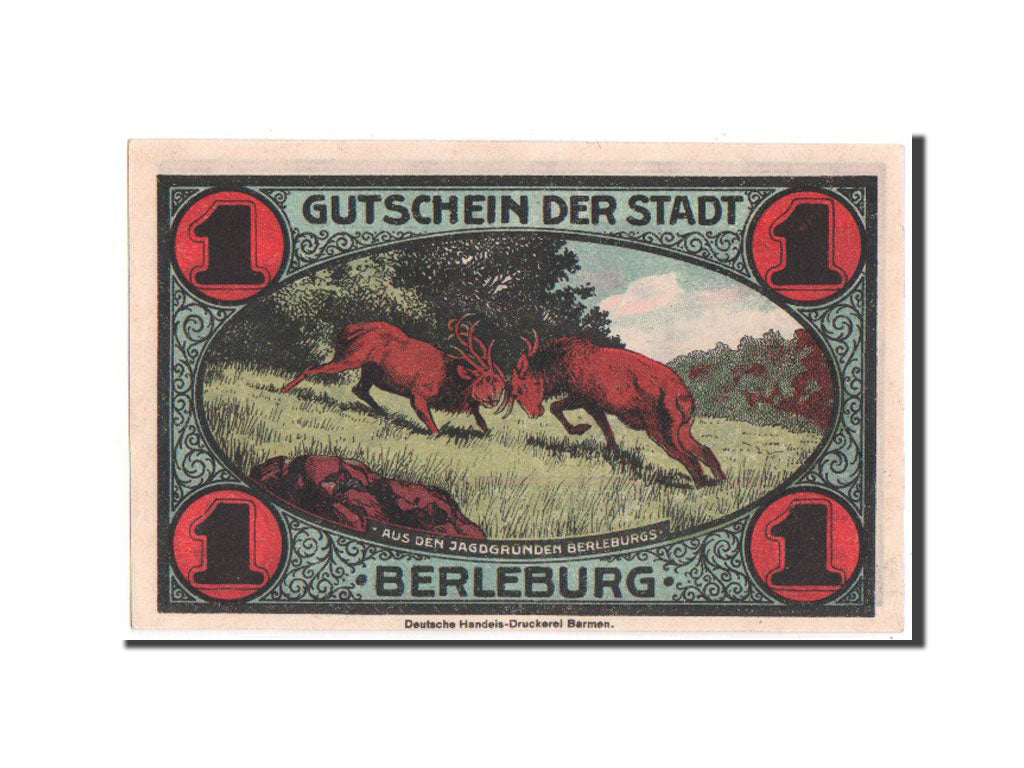 Billet, Allemagne, Berleburg Stadt, 1 Mark, 1921, NEUF, Mehl:80.1