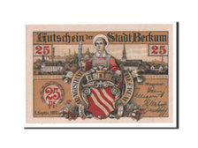 Geldschein, Deutschland, Beckum Stadt, 25 Pfennig, 1920, VZ, Mehl:68.2