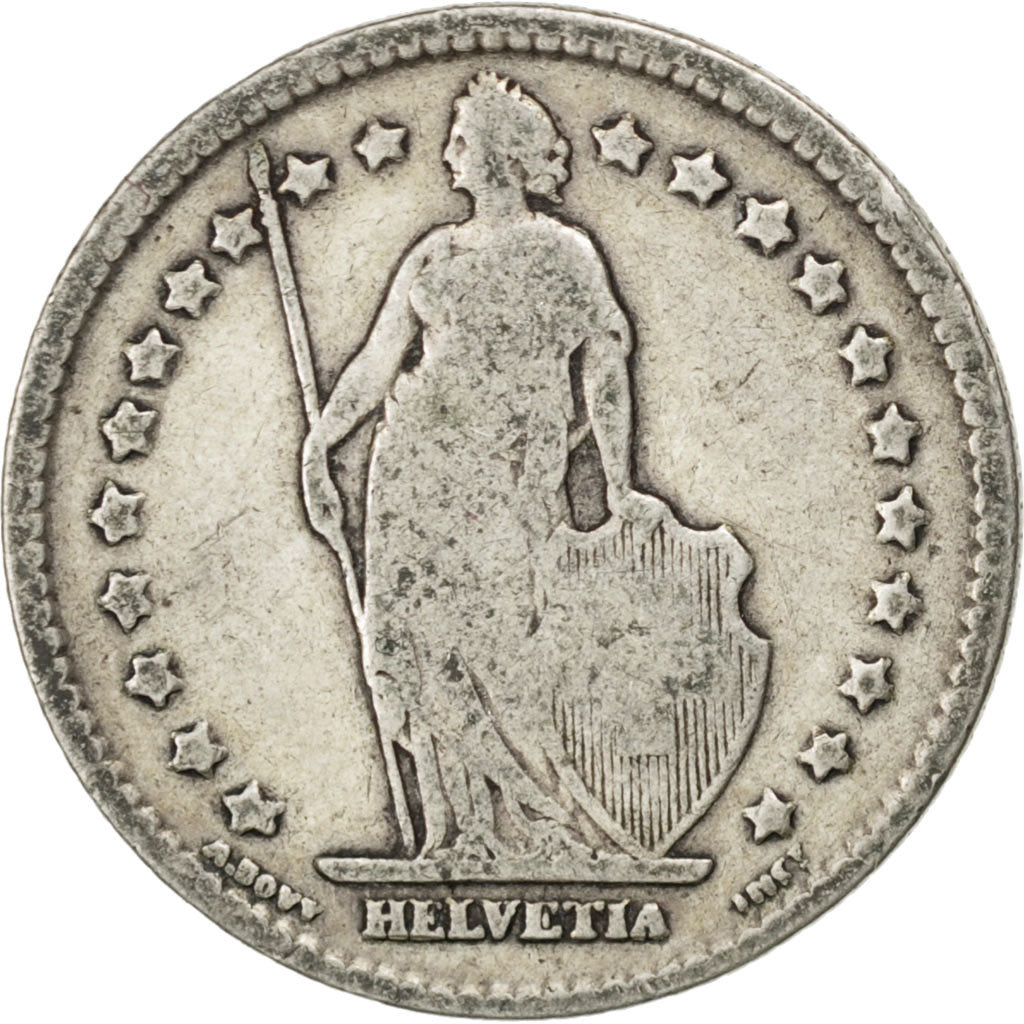 Suisse, Confédération helvétique, 1 Franc, 1900 B, Berne, KM 24